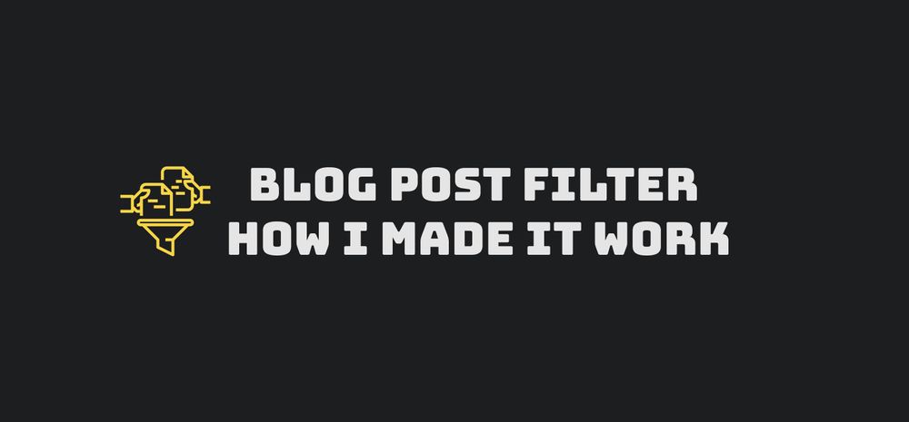 Blog Posts Filter - How I made it work | Goosebumps Collective